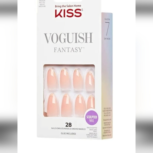 KISS Voguish Fantasy Sculpted Medium Nails - Picture 1 of 6